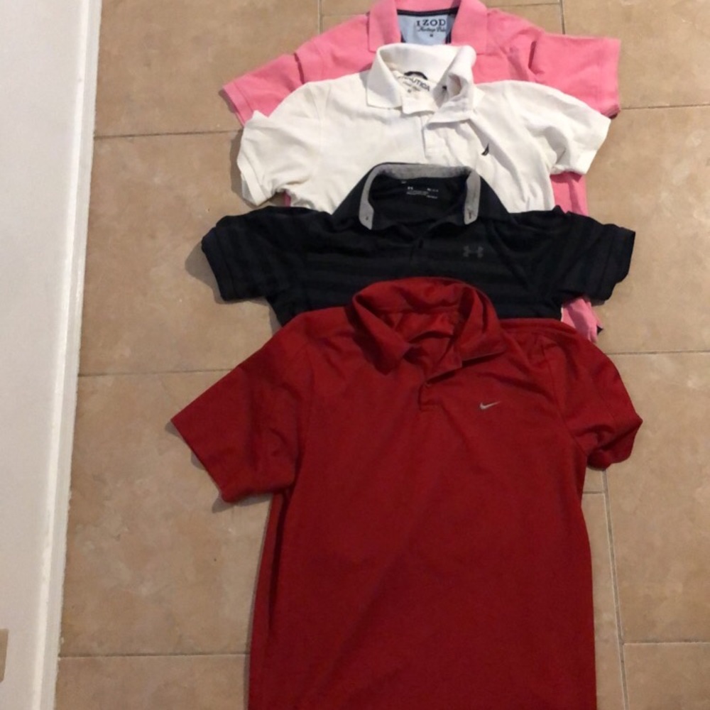 🔴4 FOR 25🔴POLOS Nike,Under Armour, Nautica, IZOD
